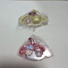 ポムポムプリン　マイメロ　2個セット　パッケージチャーム