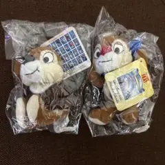 ✩未開封 マクドナルド チップとデール ぬいぐるみ