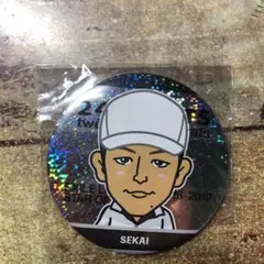 缶バッチ 山本世界