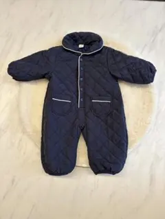 【最終値下げ中】バースデイ　カバーオール 80cm ネイビー