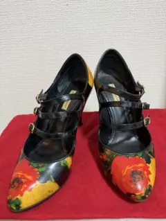 DOLCE&GABBANA 花柄 パンプス 37ハーフのサムネイル