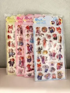 ズートピア　シール4枚セット