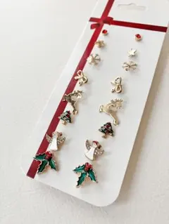 クリスマス　ピアス　セット　8種