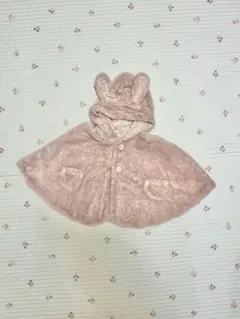 ブランシェス リバーシブルポンチョ 小花柄 授乳ケープ