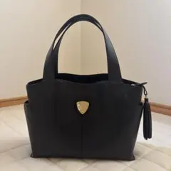 未使用 アタオ トートバッグ 2way 黒 レザー ATAO アタオ トートバッグ ウィークデー : ブランドショップ