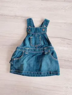 オールドネイビー デニムジャンパースカート