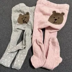 ベビータイツ 2点セット 12-24months