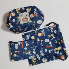 スヌーピー　ポーチ、巾着３点セット