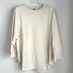 WALLA WALLA SPORTクリーム ラグラン　七部袖　メンズ　XL 美品