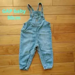 GAP baby デニム オーバーオール サロペット 18-24m 90cm
