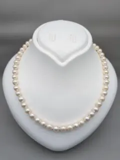 ①あこや本真珠 7-7.5mm 42.5cm ホワイト系 セミバロック - メルカリ