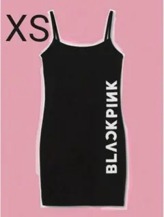 H&M BLACKPINK ブラックピンク キャミソール ワンピース XS