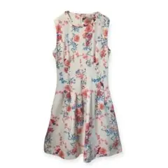 【 エイチ＆エム】H&M ワンピース ノースリーブ 花柄 上品 size 36