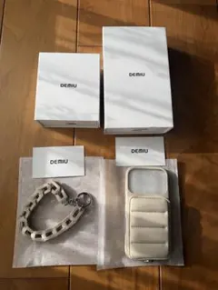 【新品未使用】DEMIU BALLON ベージュケース＆レグタングル