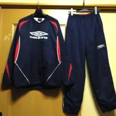 アンブロ ビンテージ セットアップ ナイロン ピステ トップス パンツ