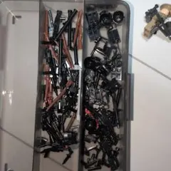 ミリタリーフィギュアと武器セット軍隊レゴ