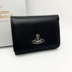 ⭐️新品⭐️ ヴィヴィアンウエストウッド 三つ折り財布 ブラック