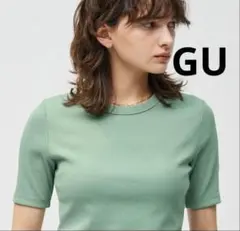 GU リブT グリーン