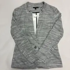 BANANA REPUBLIC ノーカラージャケット S グレー系