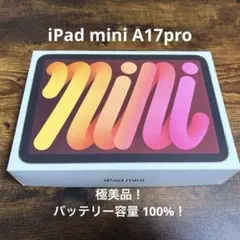 Apple iPad mini 本体 第7世代 A17 pro スターライト 7のサムネイル