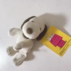 スヌーピー　マスコット　キーホルダー ブラウン レトロ