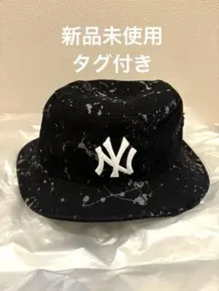 タグ付き NEWERA ニューエラ バケハ ペイントデニム s/m