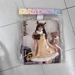 トナカイ コスプレ クリスマス ワンピース カチューシャ 2点セット