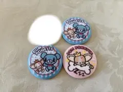 ポンポネット 刺繍缶バッジ ミントくん　ナルミヤ　クー　ナルミヤキャラクターズ