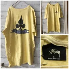 STUSSY GEAR ステューシー　Tシャツ　スペード※ほつれあり　古着屋購入