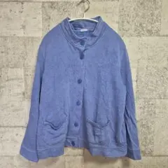 【LAURA SCOTT】カーディガン ジャケット ブルー L/G
