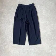 ROPEPICNIC/タックパンツ/36/ネイビー/綺麗め/シンプル