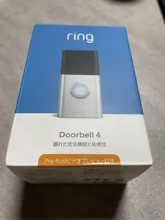 Ring Doorbell 4 新品未開封 2026年最新】ring doorbell 4の人気アイテム - メルカリ