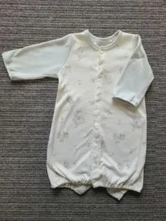 長袖ロンパース 50-60cm 動物柄