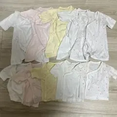 【10枚セット】ユニクロ 新生児肌着 短肌着 コンビ肌着 出産準備 まとめ売り