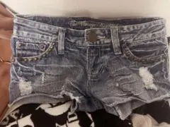 00s ダークコアThe Vintage Standard デニムショートパンツのサムネイル