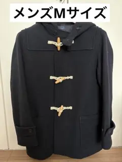 ダッフルコート ネイビーフード付き　 メンズMサイズ