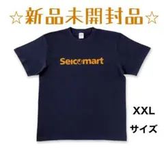 セイコーマートオリジナルTシャツ（半袖）セイコーマートロゴ　ネイビーXXLサイズ