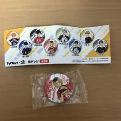 くら寿司 ハイキュー 缶バッチ 孤爪研磨