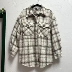 ブラウン フリースジャケット