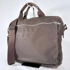 PORTER ビジネスバッグ 2way ブラウン　ショルダー紐付き