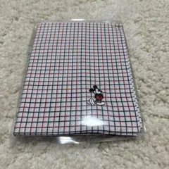 【未使用】東京ディズニーリゾート　ミッキー　ハンカチ　チェック柄