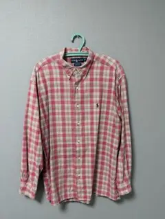 Ralph Lauren Greggor L 赤系チェックシャツ