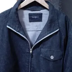 ブラックデニムブルゾン