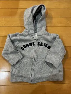 COMME CA ISM フード付きトレーナー 90cm グレー