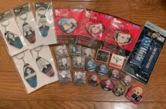 東京リベンジャーズ　まとめ売り　クリップ　缶バッジ　ハート型　万次郎　千冬