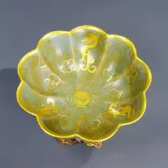 【美品】中国美術 七宝焼 南瓜型 飾物 蓋物 総七宝 景泰藍 直径23cm 美品】中国美術 七宝焼 南瓜型 飾物 蓋物 総七宝 景泰藍 直径23cm
