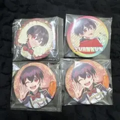 非売品・限定・希少】銀魂 プリロール 缶バッジ 万事屋 銀時 新八 神楽 