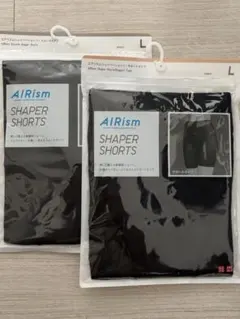ユニクロ エアリズムシェイパーショーツ スムース/サポート L 2枚　2025年