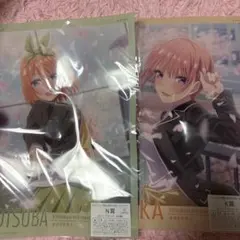 五等分の花嫁 A3クリアポスター （一花・四葉）