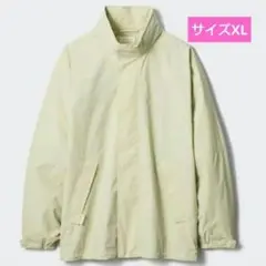 【新品タグ付き】ユニクロ ウインドプルーフスタンドブルゾン ベージュXL